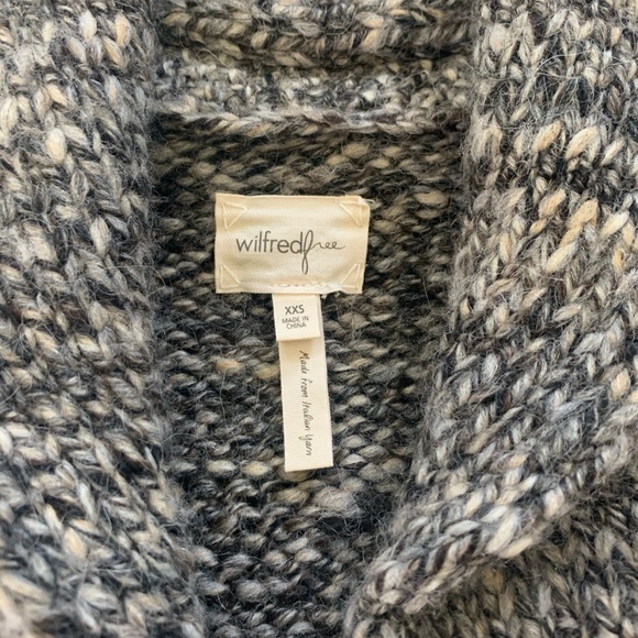Women’s Wilfred Zippered Wool Cardigan - Picture 2 of 2